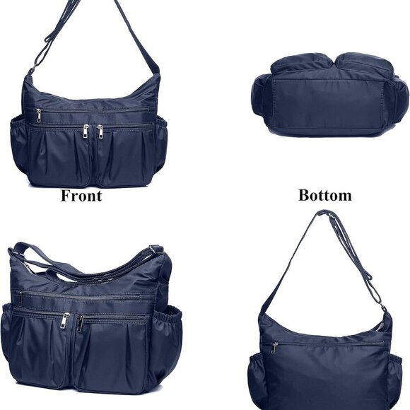 Crossbody Purses for Women Shoulder Handbags Lightweight Waterproof Nylon Travel - Picture 4 of 7